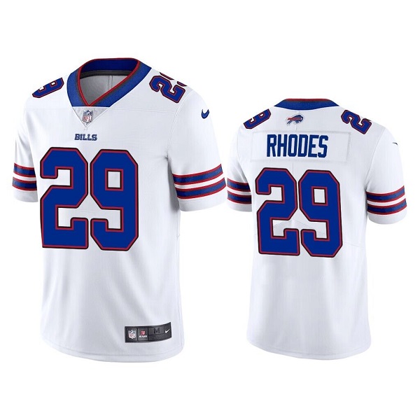 Men's Buffalo Bills #29 Xavier Rhodes White Vapor Untouchable Limited Stitched Jersey - Click Image to Close